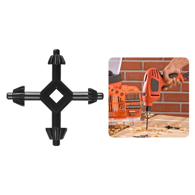 Jawfait 4 in 1 Drill Chuck Key, Professional Drill Chuck