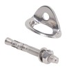 3Pair Rock Climbing Bolt Hanger Stainless Steel Climbing Anchor for