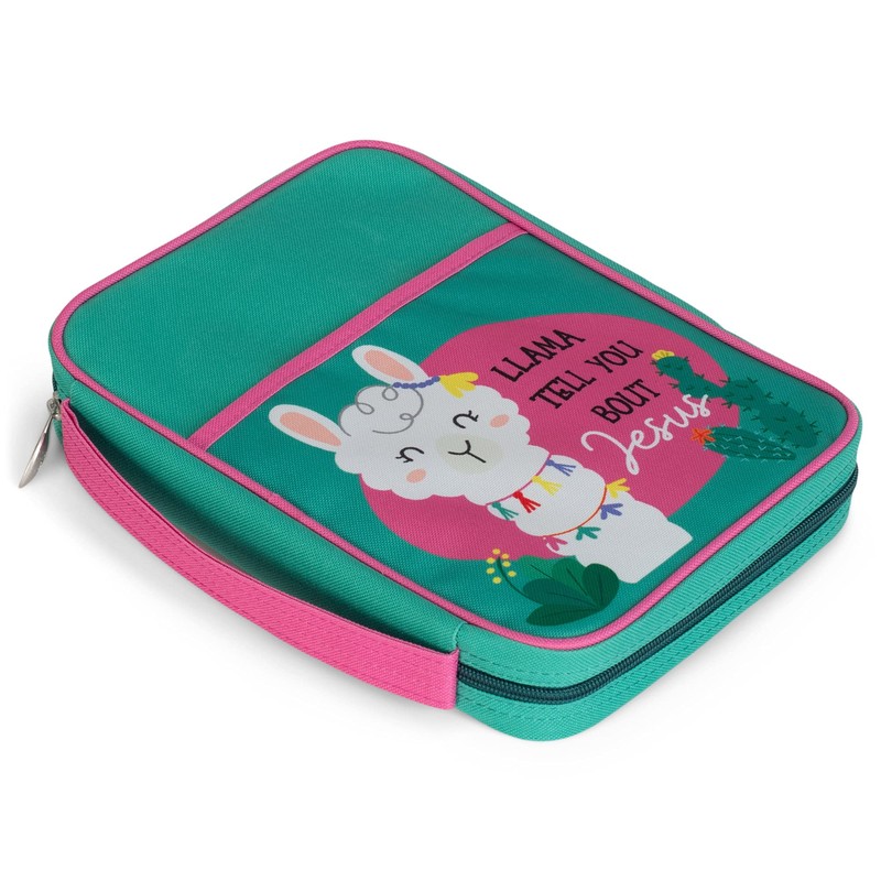 Llama Tell You About Jesus - Funda grande de lona