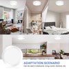 LED Flush Mount Ceiling Light, 11.42 Inch 24W 6500K Hardwire