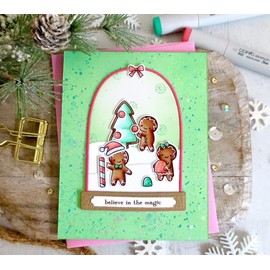 Christmas Snow Ball Metal Die Cuts, Christmas Scene Cutting Dies Cut Stencils for DIY Scrapbooking Cards Decorative Embossing Paper Dies for Scrapbooking Card Making