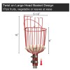Unbranded Fruit Picker Pole Tool with Basket Long Handle, 35-65