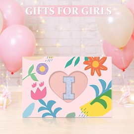 COSHAYSOO Initial Belt Bag Small Waist Fanny Pack Crossbody Purse Cross Body Pouch with Preppy Monogrammed Letter Patch for Teens Girlfriend, Cute Stylish Travel Easter Thank You Gift Pink (I)