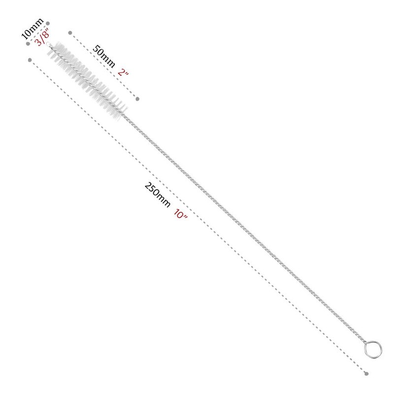 GFDesign Drinking Straw Cleaning Brushes Set 10" Extra Long 10mm