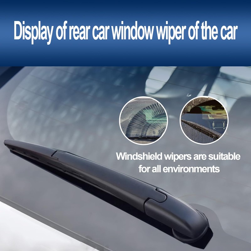 HRSNO 22"+22" Windshield Wipers With 16" Rear Wiper Blade Sets
