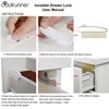 8 Pack Child Safety Locks, Baby Proofing Drawers Locks, Coolrunner