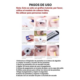 Kit Para Pestañas De Práctica Profesional Extensión Mink 1x1