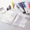 Lihit Lab Business Card File A4, 200 Sheets Indigo A944