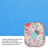 Storage Bag Waterproof Oxford Cloth Pink Lily Portable Household Daily