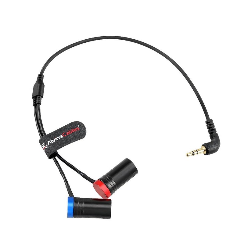 Alvin's Cables 3.5mm TRS to Dual XLR Male Y Splitter