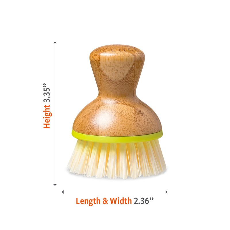 Full Circle Bubble Up - Bamboo Dish Brush – Ergonomic