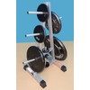 Triangle Standard Barbell Plate holder to hold 1000 lbs
