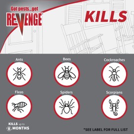 Revenge Fire Ant Killer Dust, 1 lb Ready-to-Use Insecticide for Outdoors, Perimeter Treatment for Ants, Bees, Roaches, Beetles and More