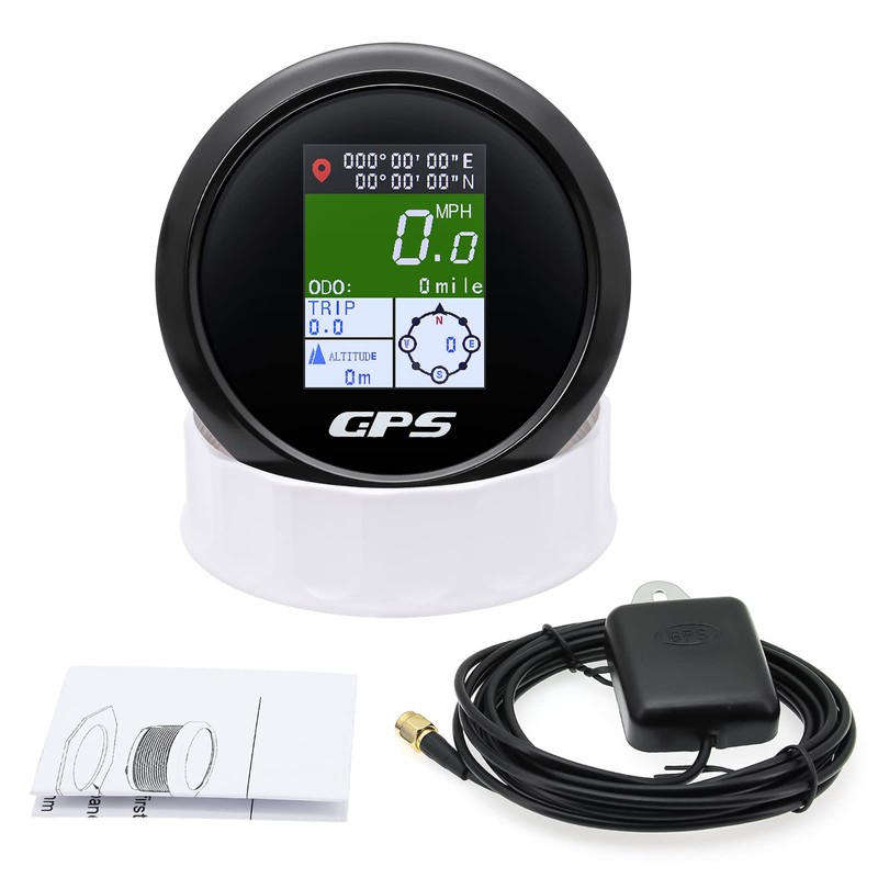 MAIMEIMI GPS Speedometer 85mm 3-3/8" Digital Boat GPS Speedometer Gauge