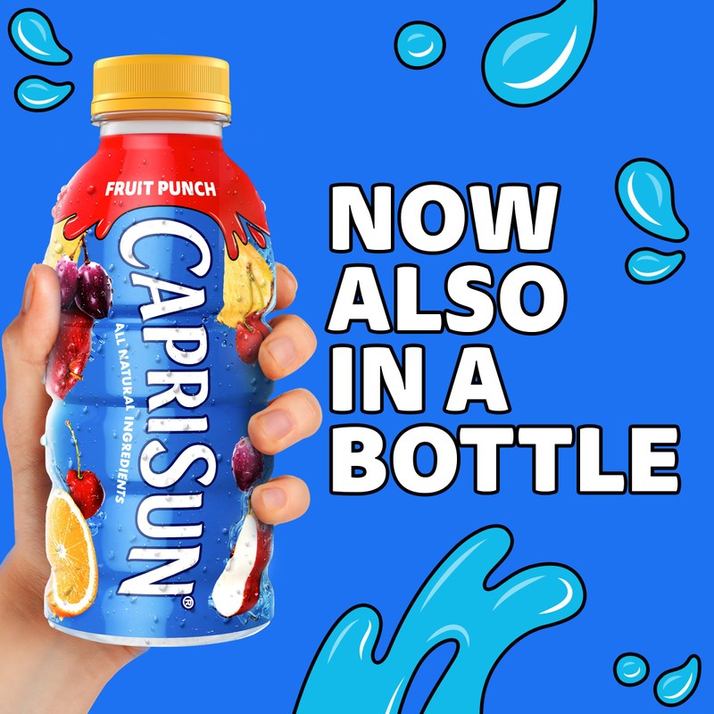 Capri Sun Fruit Punch Flavored Juice Drink Blend with other