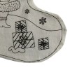 Simply Holiday Christmas Stocking Color Your Own Canvas Fabric Stocking