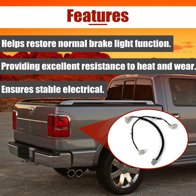 3rd Brake Light Wiring Harness for Ford F150 2004-2008 4L3Z-13A625-AA