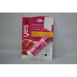 Yes to Pomegranate Naturally Smooth Lip Balm 0.15 oz (Pack of 1)