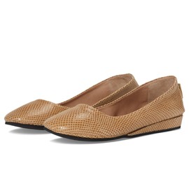 French Sole Women's Zeppa Ballet Flat, Camel, 7.5