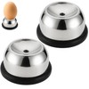 Zhenghebuy Egg Cutters, Egg Picks, Set of 2 Stainless Steel