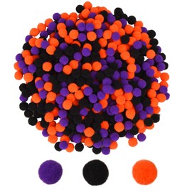 AOVNA 360 Pieces 10mm Pom Poms Colorful Mini Pom Poms Assorted Pom Poms Arts and Crafts for Crafting DIY Creative Craft