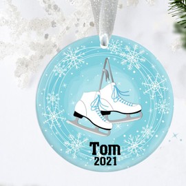 Ice Skating Ornaments - Ice Skate Christmas Ornament - Ice Skating Gift - Ice Skating Skating Coach Christmas