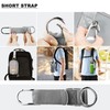 Elastic Jacket Gripper Travel Strap with D-ring Hooks and buckle,