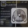 Hyper Wind 18" 3-Speed High Velocity Heavy Duty Metal Industrial
