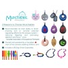 Munchables Rectangle Sensory Chew Necklaces Chewelry - Red