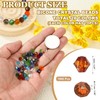 PATIKIL 6mm Bicone Crystal Beads, 1960 Pcs Glass Faceted Bicone