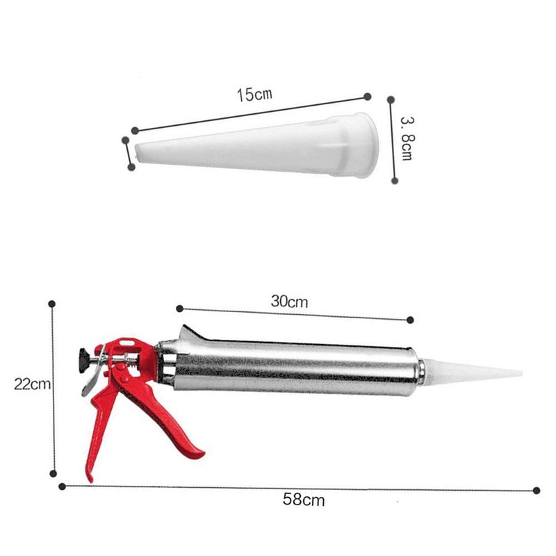 SHZICMY Hand Caulking Guns, Cement Grout Mortar Caulk Pointing Grouting
