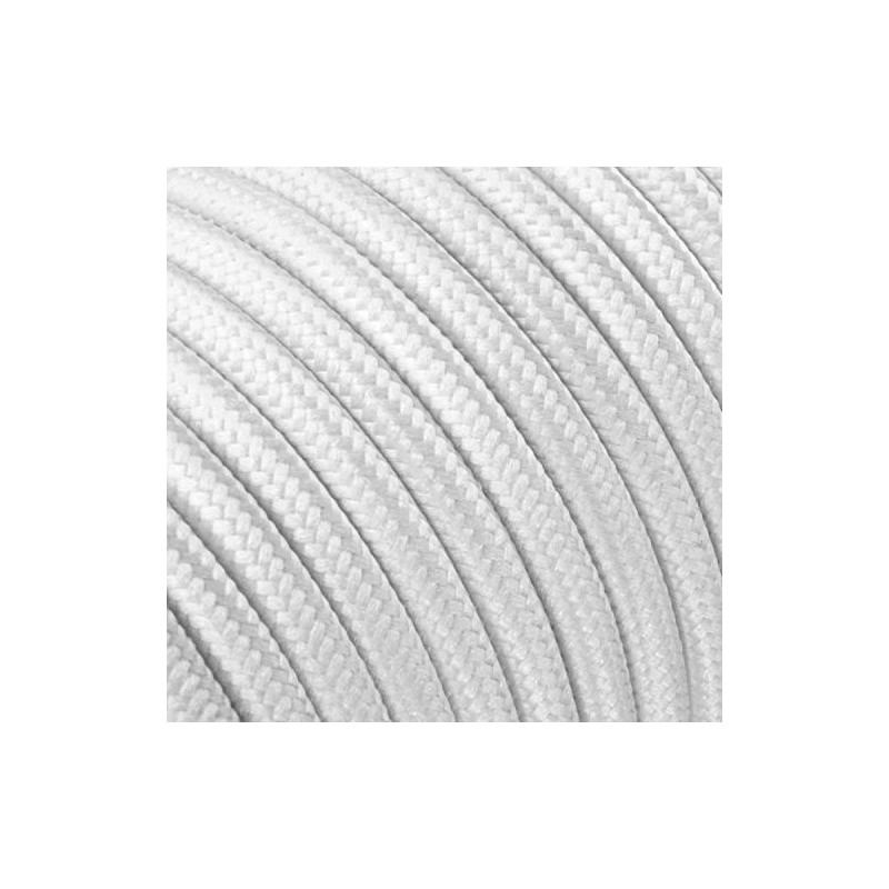 ledscom.de Textile Cable, 3 m, White, 2 x 0.75 mm²,