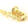 Sunrise Sound House Miniature Musical Instrument Tenor Saxophone 1/6 Gold