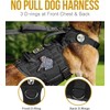 OneTigris Tactical Large Dog Harness, 5X Metal Buckled No Pull