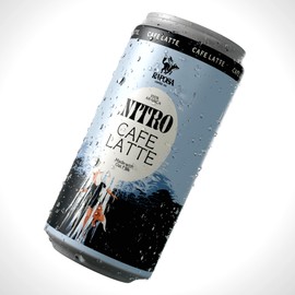 Raposa Nitro Cold Brew Ready to Drink Coffee 250ml - 8.45oz - Made with Oat Milk- Dairy Free - Vegan Cold Brew Ready to Drink, Non GMO, No Artificial Anything - 150mg Caffeine (Cafe Latte (12 Pack))