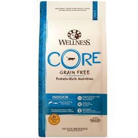 Wellness CORE Grain-Free Indoor Salmon & Herring Meal Recipe Dry Cat Food, 5 Pound Bag