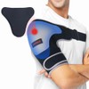COMFORCE Shoulder Brace Copper Shoulder Support Wrap with Gel Pad,