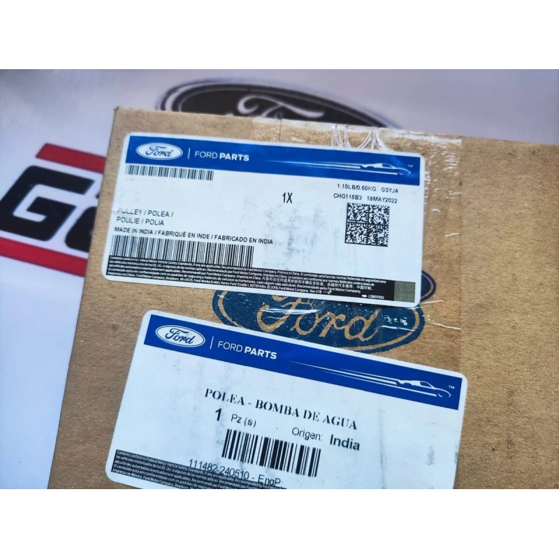 Polea Bomba Agua Fiesta Ikon Escape 2011-2019 1.6l Orig
