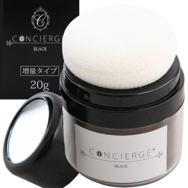 Pom Pom Hair Foundation, Extra Type, 0.7 oz (20 g), Black, Scalp Foundation, Gray Hair, Thin Hair