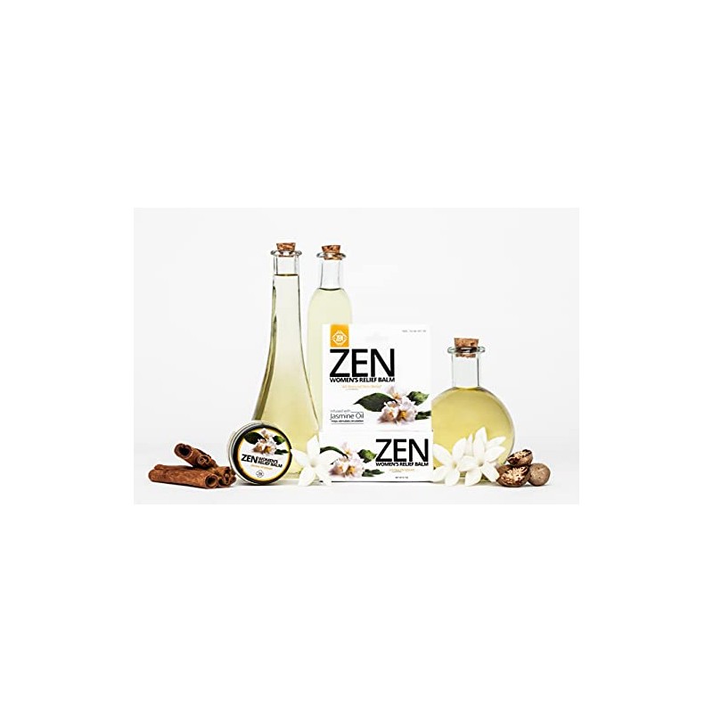 ZEN Women’s Relief Balm – Soothing Aromatherapy Balm with Jasmine