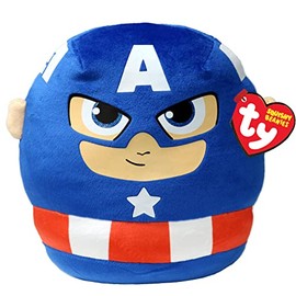 Ty Captain America Squishy Beanie 10 Inches