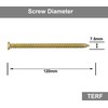 TERF Concrete Screws 7.5 X 120mm Torx Drive Flat Countersunk