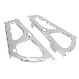 2pcs Shoes Drawer Cabinet Hinges, Stainless Steel Turing Rack Replacement Fittings, Duty Wardrobes Cabinets Hinges(2 Layers)
