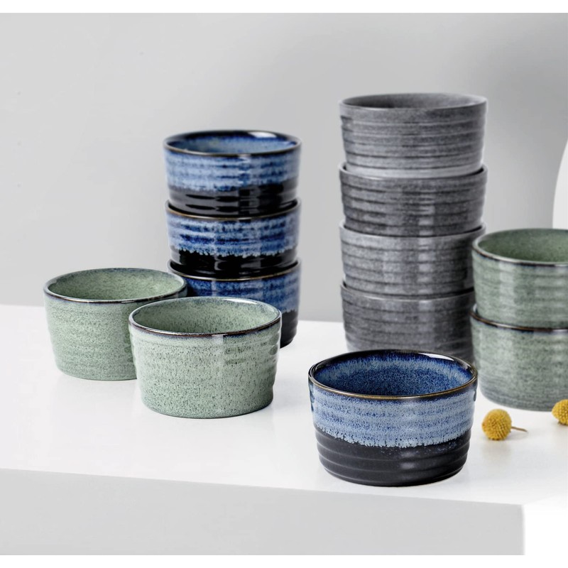 UNICASA Ramekin Set of 2, UNICASA 8 oz Creme Brulee