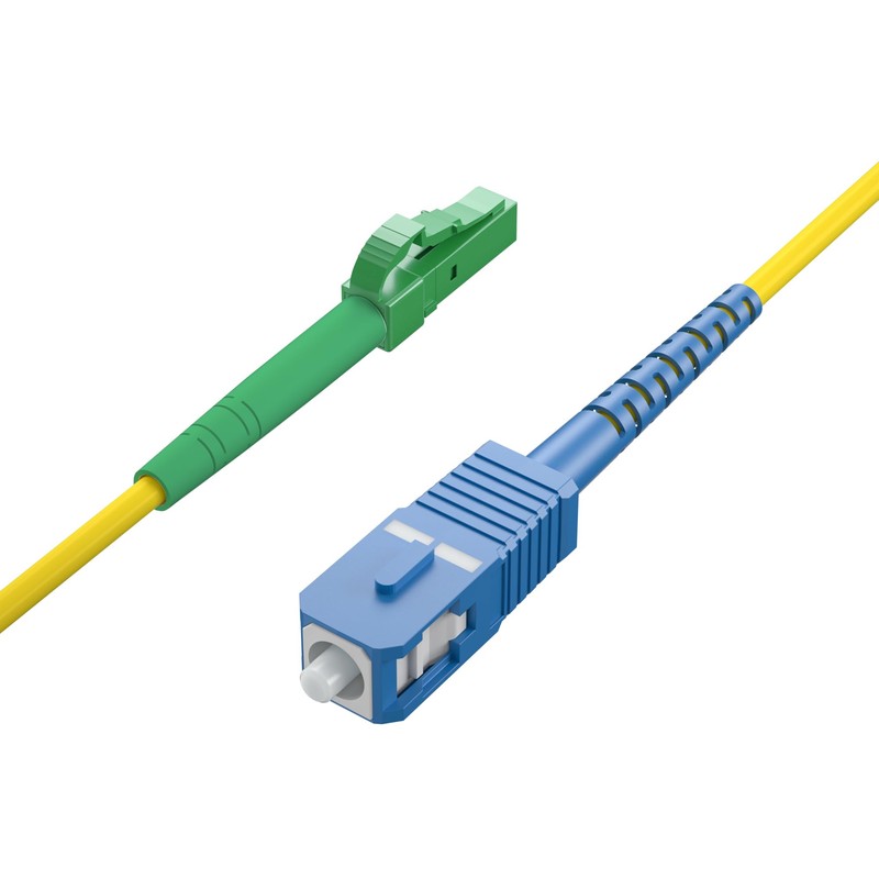 10Gtek LC/APC to SC Simplex Fiber Patch Cord, 9/125μm SMF,