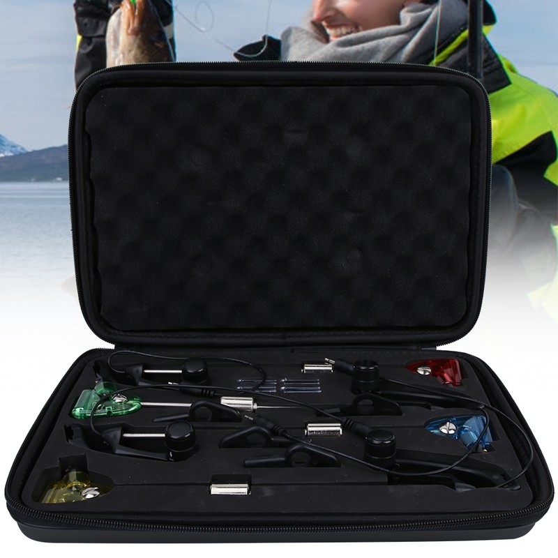 LED Illuminated Indicator Fishing Bite Sound Alarm Fishing Tackle Boxes
