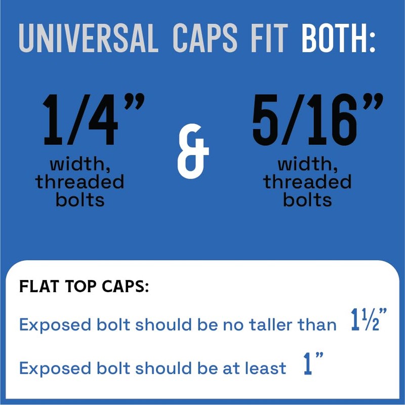 Stinky John's Tall Toilet Bolt Caps: Don't Cut Those Bolts!
