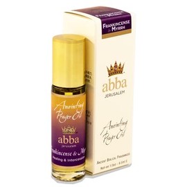 Abba Christian Products Frankincense & Myrrh Anointing Oil (1/3 oz roll-on) 1 pk (FMNR)