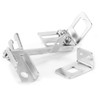 Bracket Throttle Cable 2pcs Throttle Cable Bracket Kickdown Chrome for