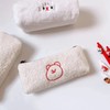SAKUSHO Plush Zippered Pen Case, Tool Case, Fluffy, Multi-Functional, Large-Capacity,